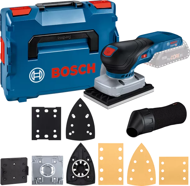 BOSCH GSS 18V-13 18V Cordless Orbital Sander (Tool only, without battery, without charger) - เครื่องขัดกระดาษทรายไร้สายแบบสั่นสะเทือน 18 โวล์ท BOSCH รุ่น GSS 18V-13 (ไม่มีแบตเตอรี่ ไม่มีแท่นชาร์จ) - 06019L0101 (Pre-Order)