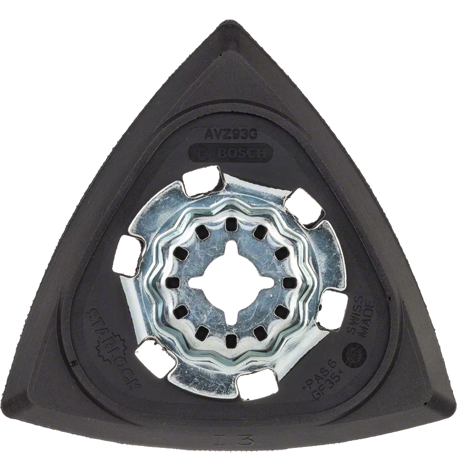 BOSCH 2608000493 Sanding Plate Delta AVZ93G - แผงกระดาษทราย AVZ 93 G สำหรับเครื่องมืออเนกประสงค์ - 2608000493