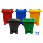 ถังขยะทรงเหลี่ยมแบบเหยียบ ขนาด 60 ลิตร