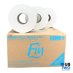 กระดาษชำระม้วนใหญ่ หนา 2 ชั้น Fin