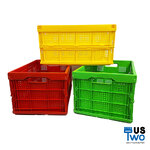 ลังพลาสติกโปร่งแบบพับได้ 41 ลิตร