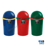 ถังขยะทรงกลม ฝาโดม 20 ลิตร