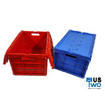 ลังพลาสติกพับฝาคู่แบบทึบ 40 ลิตร