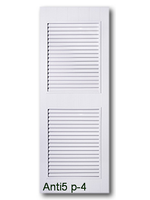 ประตู pvc anti5 p4 บานทึบ 70x180