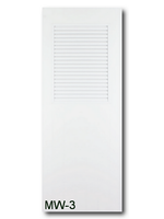 ประตู pvc champ mw-3 สีขาว 60x180