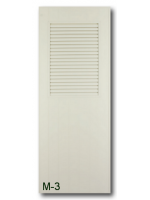 ประตู pvc champ m-3 เกล็ดครึ่งบน 60x180