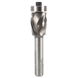 WHITESIDE UDFT9112 Ultimate Flush Trim Solid Carbide Compression Bit, 1/2"Shank, 7/8"Cutting Diameter, 1-1/8" Cutting Length - ดอกเร้าเตอร์เกลียวกัดขอบไม้ชนิดคาร์ไบด์ทั้งแท่งสำหรับเก็บขอบ ลูกปืนปลายดอก คมเกลียวกีดขึ้นและลง แกน 1/2" Whi