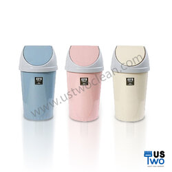 ถังขยะทรงกลม พร้อมฝาแกว่ง 45 ลิตร