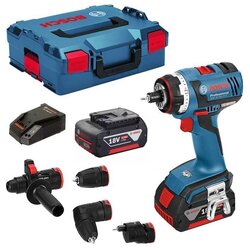 BOSCH GSR 18 V-EC FC2 - 18V Cordless Drill Driver with 2x 4.0 Ah batteries and charger - สว่านไขควงไร้สาย 18V. (แบต 4.0 Ah x 2ก้อน และแท่นชาร์จ รุ่น GSR 18V-EC FC2 - 06019E1170