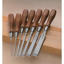 VERITAS PM-V11 Bench Chisels, set of 7 (all sizes) - สิ่วงานไม้ Veritas ใบสิ่วเหล็ก PM-V11 ชุด 7 เล่ม