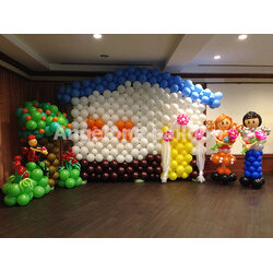 กำแพงลูกโป่ง บ้านนี้มีรักเดียว