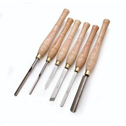 ROBERT SORBY - Six Piece Turning Tool Set without box (Made in England) - ชุดมีดกลึง 6 เล่ม ไม่มีกล่อง (ผลิตในอังกฤษ) *