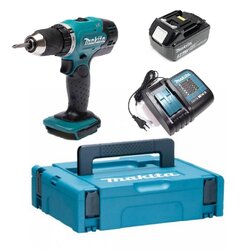 MAKITA DDF453SF1J 18V LXT Brushless 13mm Drill Driver with 3.0Ah battery x1 and Charger - สว่านไขควงไร้สาย 18V พร้อมแบตเตอรี่ 18โวล์ท 3.0แอมป์ 1 ก้อน และแท่นชาร์จ รุ่น DDF453SF1J