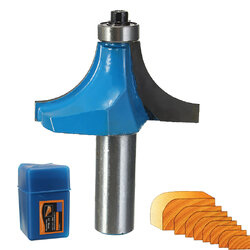 SIT Tool - 0600 Round Over Edging Router Bit -3/4" Radius, 1/2" Shank - ดอกเร้าเตอร์ตีโค้งลบมุมขนาดใหญ่ รัศมี 3/4 นิ้ว ปลายลูกปืน ก้านดอก 1/2 นิ้ว