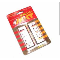 MKT C-1600 TCT 80mm (3-1/8 Inch) 7mm or 11mm Carbide Tip Blade set for Makita 1600 Electric Planer - ชุดใบมีดปลายคาร์ไบด์สำหรับเครื่องกบไสไม้ไฟฟ้า หนา 7มม หรือ 11มม. ขนาดใบกว้าง 80มม (3-1/8 นิ้ว) สำหรับกบไฟฟ้ามากีต้า 1600