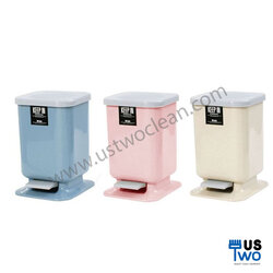 ถังขยะเท้าเหยียบ ทรงเหลี่ยม 10 ลิตร