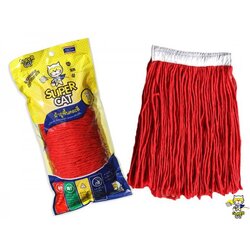 อะไหล่ผ้าม็อบถูพื้น ขนาด 10" สีแดง