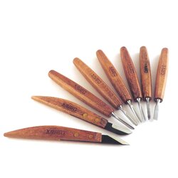 NAREX 869010 set for detailed carving, PROFI ชุดมีดแกะสลักสำหรับเก็บงานที่มีรายละเอียดมาก (Made in Czech Republic)