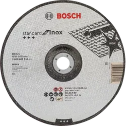 BOSCH 2608601514 , 230mm (9-inch) Expert for Inox Cutting Disc for Stainless Steel - ใบตัดเหล็กกล้าไร้สนิมขนาด 230มม (9 นิ้ว) - 2608601514