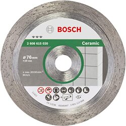 BOSCH 2608615020 Best for Ceramic Diamond Cutting Disc (Accessories for GWS12-76 Angle Grinders ใบตัดคอนกรีต และเซอรามิค หินอ่อน - 2608615020