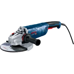 BOSCH GWS 24-230 9-inch/230mm Angle Grinder - ลูกหมูขนาด 9 นิ้ว สำหรับงานหนัก ให้กำลังเจียรได้สูงสุดถึง 2400 วัตต์ - 06018C30K0