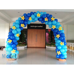 ทางเข้าหน้างาน ตกแต่งซุ้มลูกโป่ง