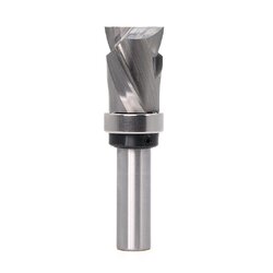 SIT TOOL SIT-UDP9112 Ultimate Plunge/ Pattern Solid Carbide Compression Spiral Bit, 1/2"Shank, 7/8"Cutting Diameter, 1-1/8" Cutting Length - ดอกเร้าเตอร์เกลียวกัดขอบไม้ชนิดคาร์ไบด์ทั้งแท่งสำหรับเดินตามแบบ คมเกลียวกัดขึ้นและลง ลูกปืนโคนดอก