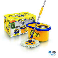 ถังปั่นพร้อมไม้ม็อบถูพื้น รุ่นสุดคุ้มพลัส