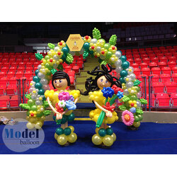 ชุด ซุ้มโค้งลูกโป่ง และ ตุ๊กตาลูกโป่งชาย-หญิง