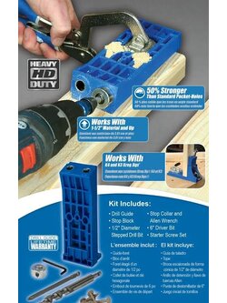 Kreg Jig HD Pocket-Hole System -จิกเจาะเดือยเอียงรุ่นงานหนัก - KJHD