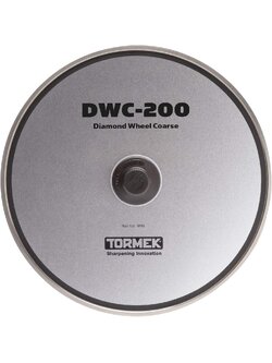 TORMEK DWC-200 200mm. Diamond Wheel, Coarse 360grit for Tormek T-2 - หินลับเพชรหยาบขนาด 200มม. (8นิ้ว) ความละเอียด 360 กริต Tormek รุ่น DWC-200 สำหรับเครื่องลับ Tormek T-2