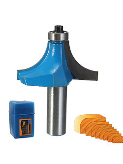 SIT Tool - 0600 Round Over Edging Router Bit -3/4" Radius, 1/2" Shank - ดอกเร้าเตอร์ตีโค้งลบมุมขนาดใหญ่ รัศมี 3/4 นิ้ว ปลายลูกปืน ก้านดอก 1/2 นิ้ว