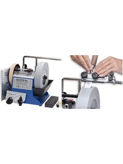 TORMEK T-4 ORIGINAL - Water Cooled Sharpening System with SE-77 Chisel/ Plane Blade Sharpener Jig -เครื่องมือลับคมหล่อเย็นด้วยน้ำ พร้อมจิ๊กลับใบกบ และสิ่ว Tormek รุ่น T-4 และ SE-77 (สินค้าสั่งซื้อล่วงหน้า Pre-order)