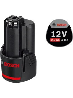 BOSCH GBA 12V 2.0Ah BATTERY PACK - แบตเตอรี่ ขนาด 12 โวลท์2.0 แอมป์ - 1600A028TL