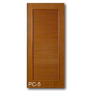 ประตู pvc champ ลายไม้ pc-5