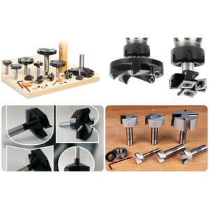 ดอกเร้าเตอร์ปรับหน้าไม้ ทำร่อง ทำบังใบและปรับหน้าโต๊ะเครื่อง CNC (Surfacing, Dado, Rabbeting and Spoilboard Bits)