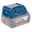 BOSCH GAA 18V-24 USB Adapter for 14.4/18v - แหล่งจ่ายไฟ USB ใช้งานร่วมกับแบตเตอรี่เครื่องมือไร้สายของบ๊อช (ไม่รวมแบตเตอรี่) - 1600A00J61