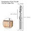 SIT TOOL SIT-UDFT5152 Solid Carbide Flush Trim Compression Spiral Router Bit - 1/2" Shank - ดอกเร้าเตอร์เดินตามแบบชนิดคาร์ไบด์ทั้งแท่งคมกัดขึ้นและลง ลูกปืนล่างคมแบบเกลียว 2 ชุด แกน 1/2 นิ้ว. - SIT TOOL รุ่น SIT-UDFT5152
