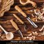 BeaverCraft S14 Wood Carving Tools Set ชุดเครื่องมือแกะสลักไม้สำหรับขุดช้อน ถ้วย 3 เล่ม (Made in Ukraine)