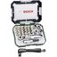 BOSCH 2607017392 X-Line Angle Driver Bit set - 27-piece - ชุดดอกไขควงพร้อมด้ามขันคองอ 27 ชิ้น - 2607017392