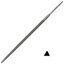 F. Dick Triangular Saw file, Double Extra-Slim, Width 4mm - ตะไบสามเหลี่ยมแทงฟันเลื่อยตะวันตก ชนิดบางมากเป็นพิเศษ หน้ากว้าง 4มม (Made in Germany)