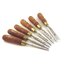 NAREX 853200 & 853250 Set of bevel Edge Chisels PREMIUM, WOOD LINE PLUS - ชุดสิ่วพรีเมียม 6 ขนาดในกล่องไม้ (Made in Czech Republic)