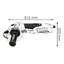 BOSCH GWS 19-125 CIE 5-inch Angle Grinder - เครื่องเจียรไฟฟ้า 5 นิ้ว กันสะบัด - 060179P002