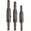 BOSCH CC2430 - Clic-Change 3-Piece Self-Centering Drill Bit Assortment - ชุดดอกสว่านบังคับเจาะกึ่งกลางรู 3 ขนาดแบบสวมเร็ว (Made in U.S.A.)
