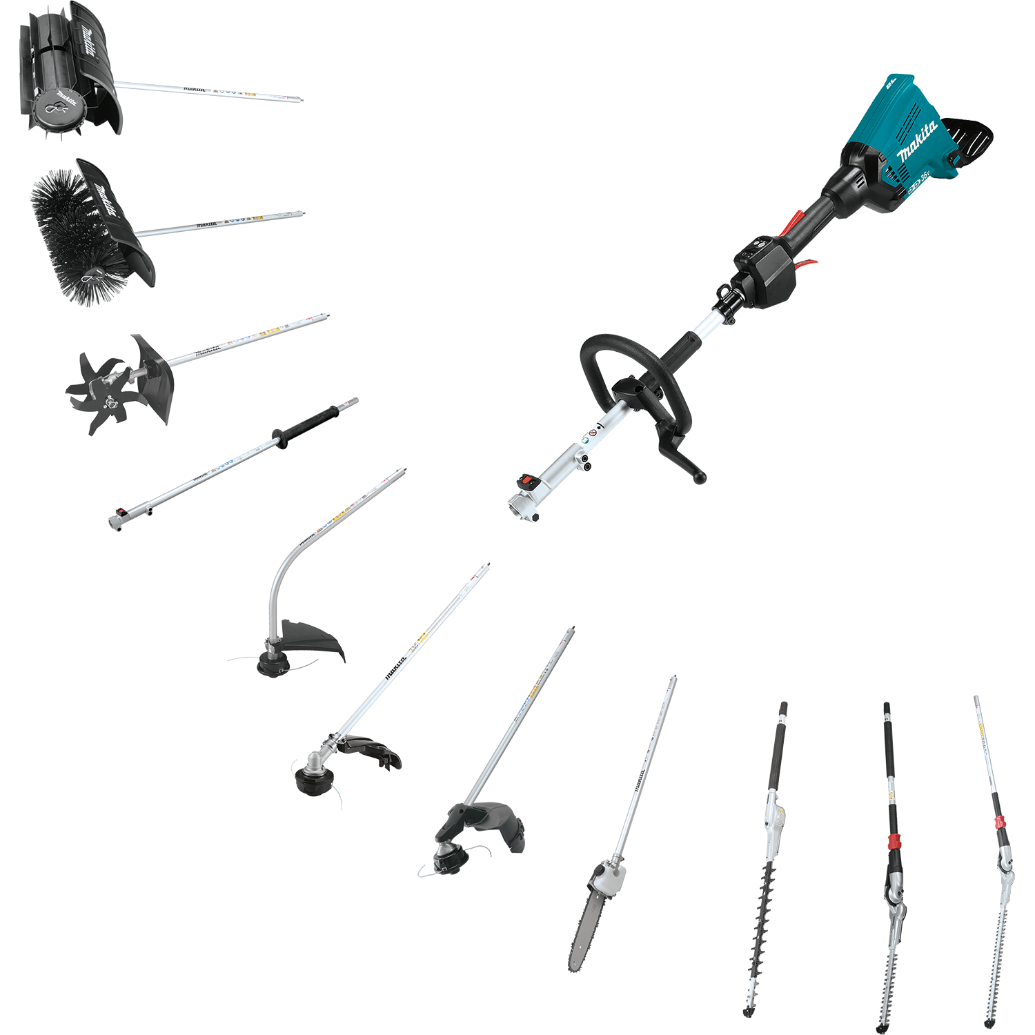 MAKITA SW400MP (199348-6) Paddle Sweep Couple Shaft Attachment - หัวทุ่นกวาดไฟฟ้า Makita รุ่น SW400MP (199348-6) สำหรับเครื่องมืองานสวนอเนกประสงค์