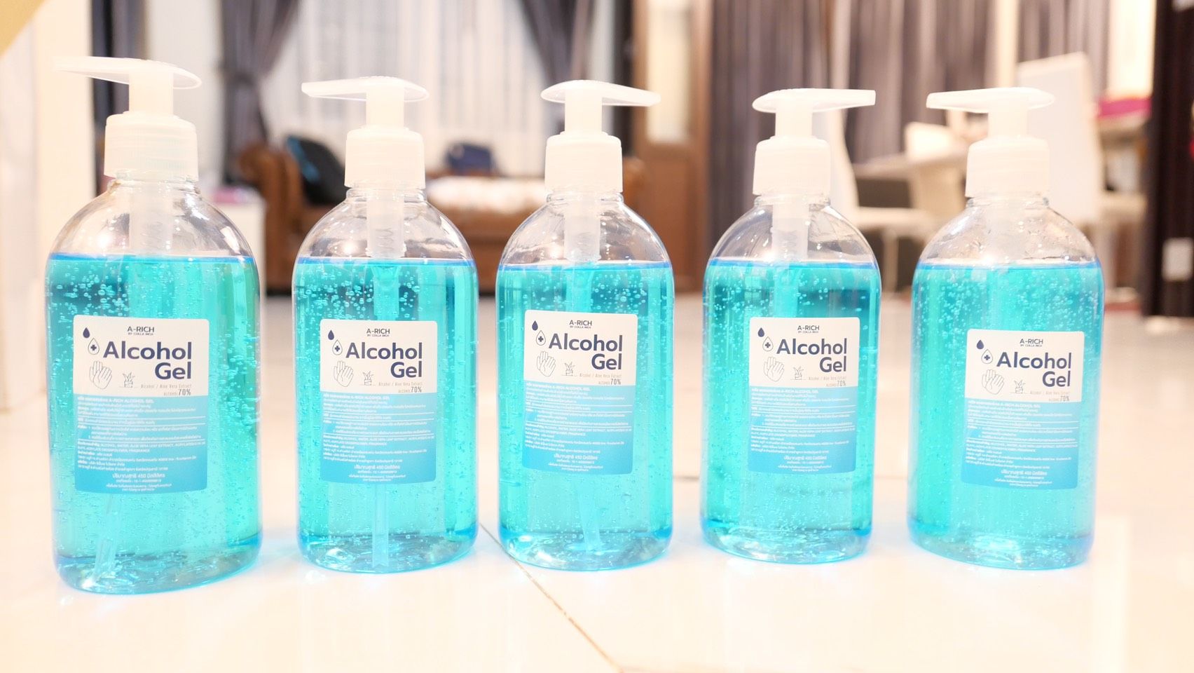 A-Rich เจลแอลกอฮอล์ล้างมือ 450 ml