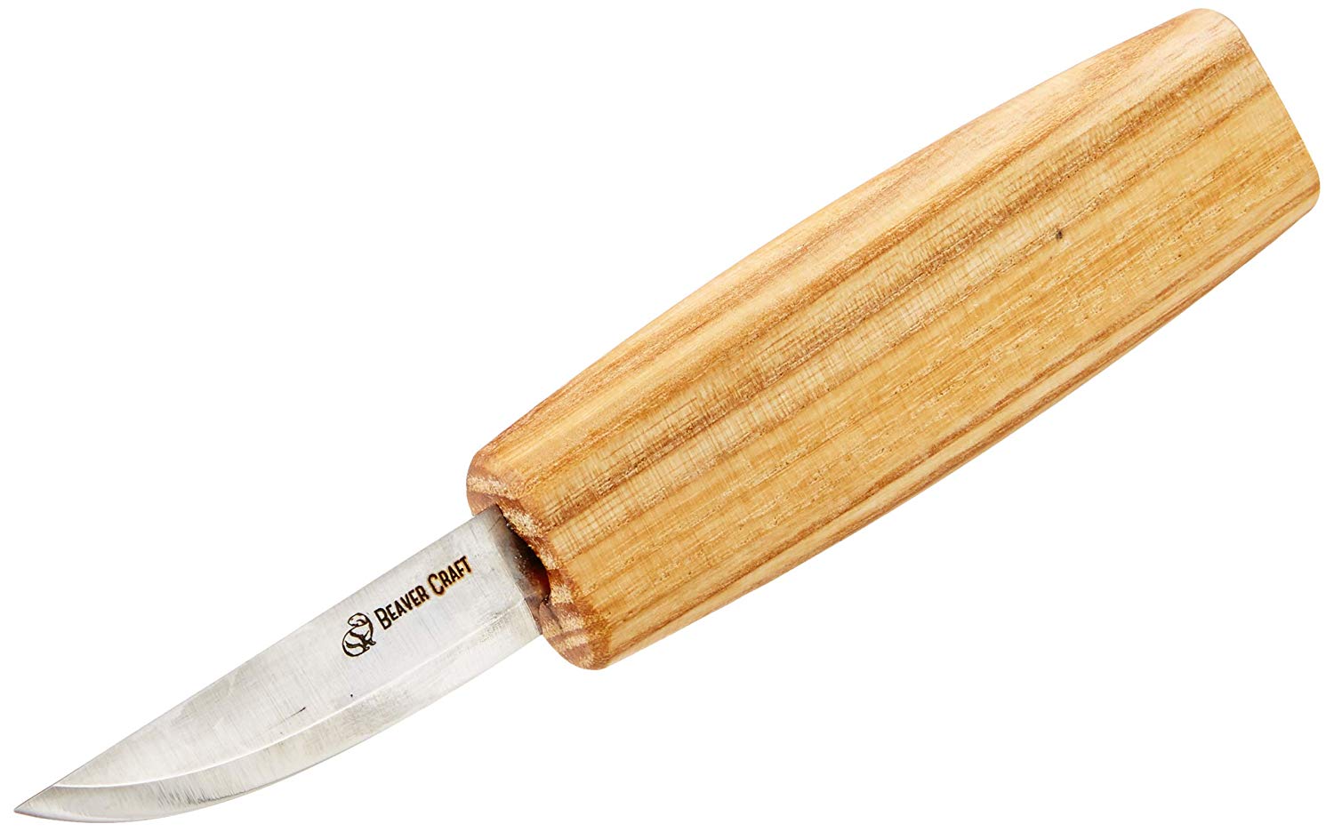 BeaverCraft C1 Whittling Knife Wood Carving Knife Beginner Sloyd Knife Whittling Tools Roughing Sloyd Carving Knife - มีดแกะสลักไม้รุ่นมาตรฐาน (Made in Ukraine)