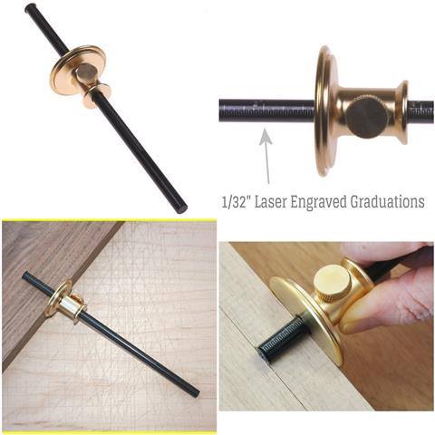 IGAGING 34-708- Wheel Marking Gauge ขอขีดไม้โลหะชนิดใบมีดล้อกลม (Wheel Marking Gauge) U.S.A.