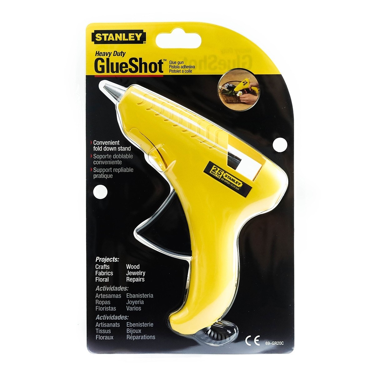 STANLEY 69-GR10C - Hotmelt Glue Gun - ปืนยิงกาวร้อน Stanley รุ่น 69-GR10C