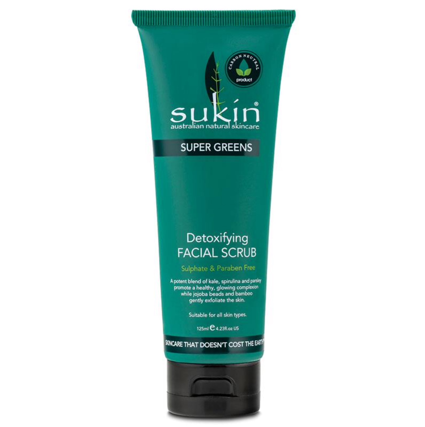Sukin Super Greens Detoxifying Facial Scrub (125 ml)